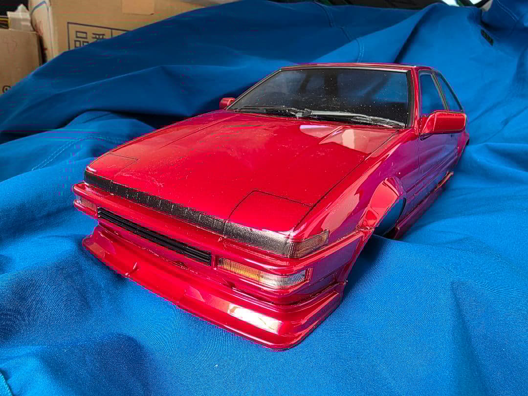アディクション　AE86トレノ　２ドア　制作済ラジコンホディ