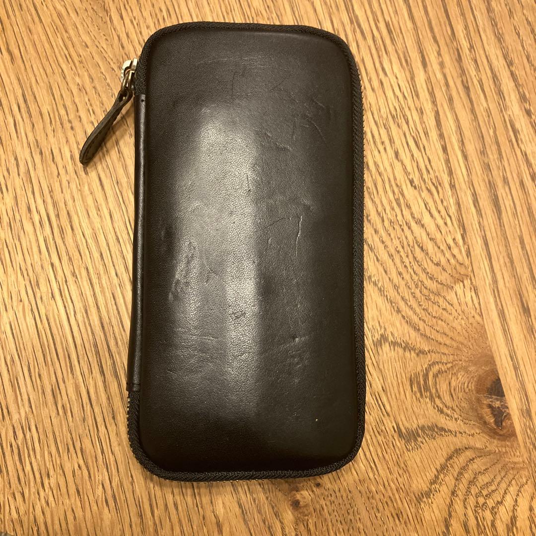 &Liebe ジップペンケース スムースブラック