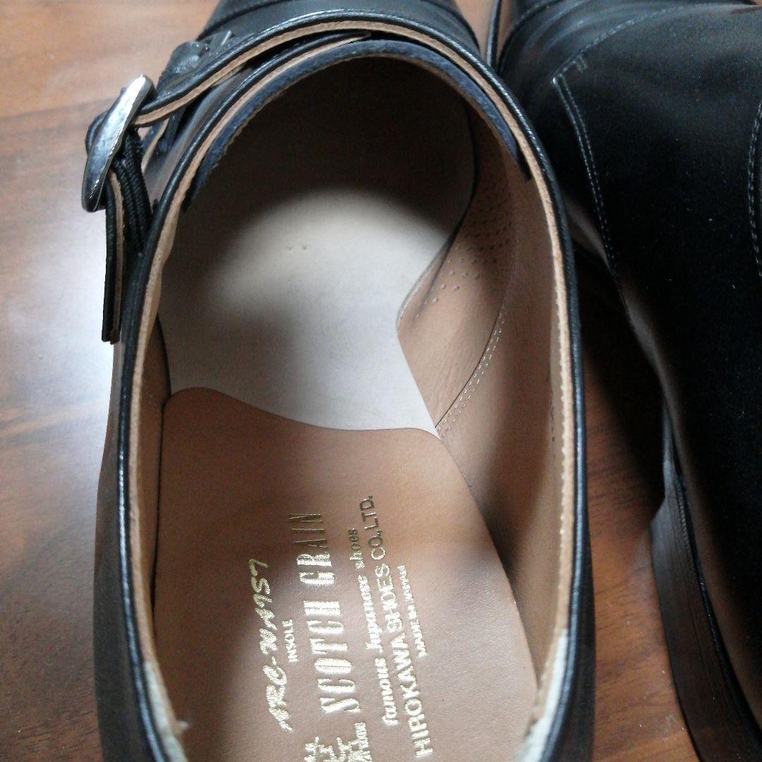 ダブルモンク 26.5cm スコッチグレイン