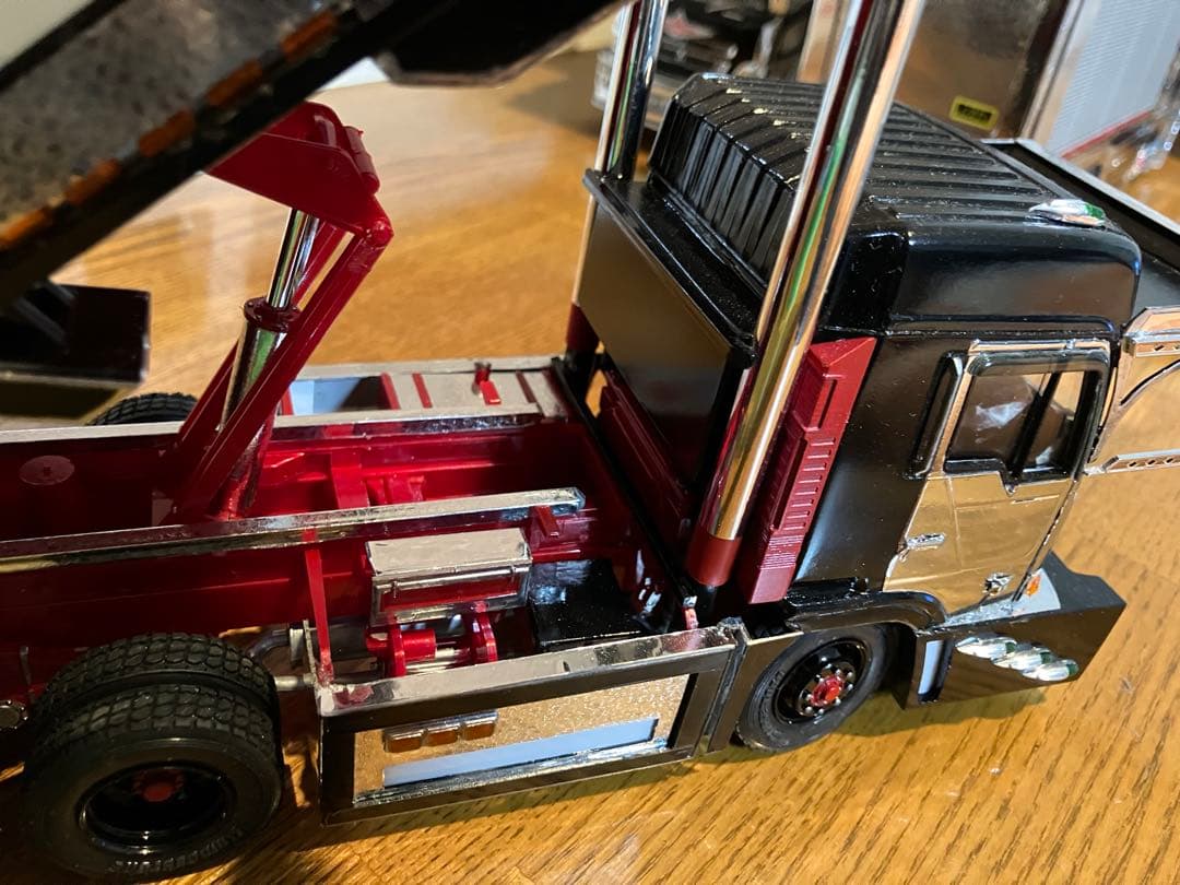 デコトラ、プロフィア、デカ箱、ダンプ、1／32、完成品