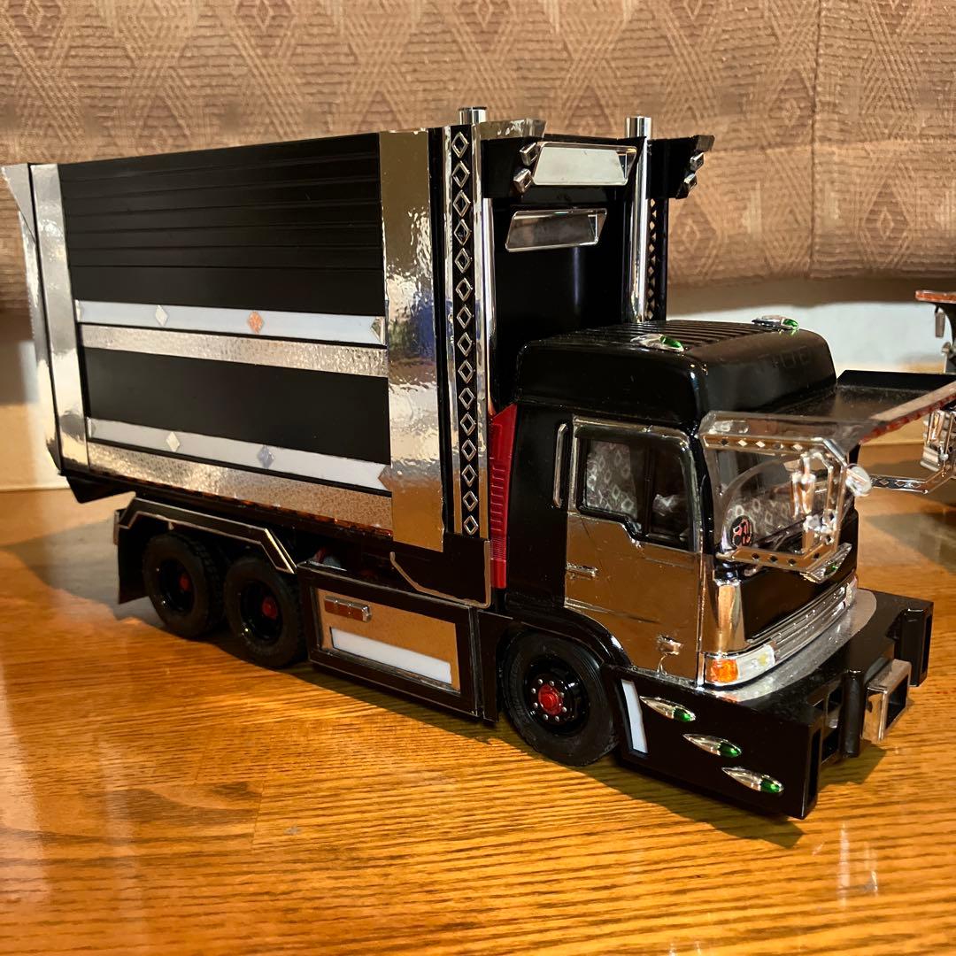 デコトラ、プロフィア、デカ箱、ダンプ、1／32、完成品