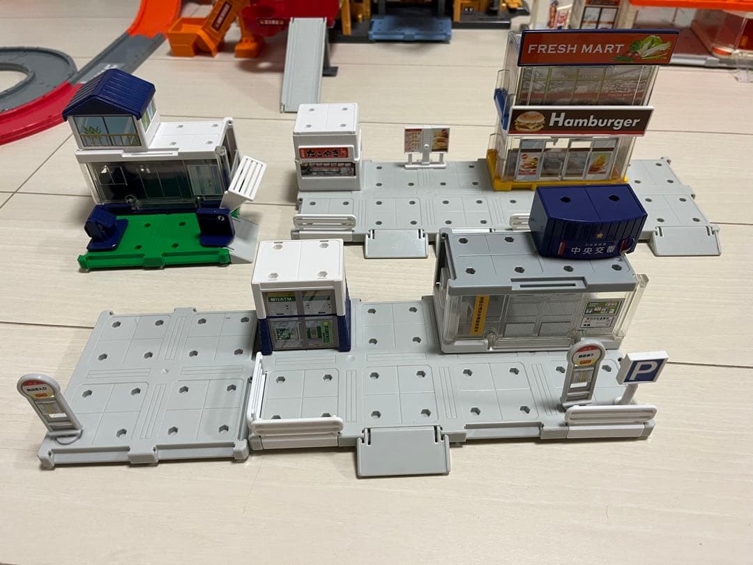 トミカ トミカシステム　ビルドシティ　建設現場　やまみちどうろ　まとめセット