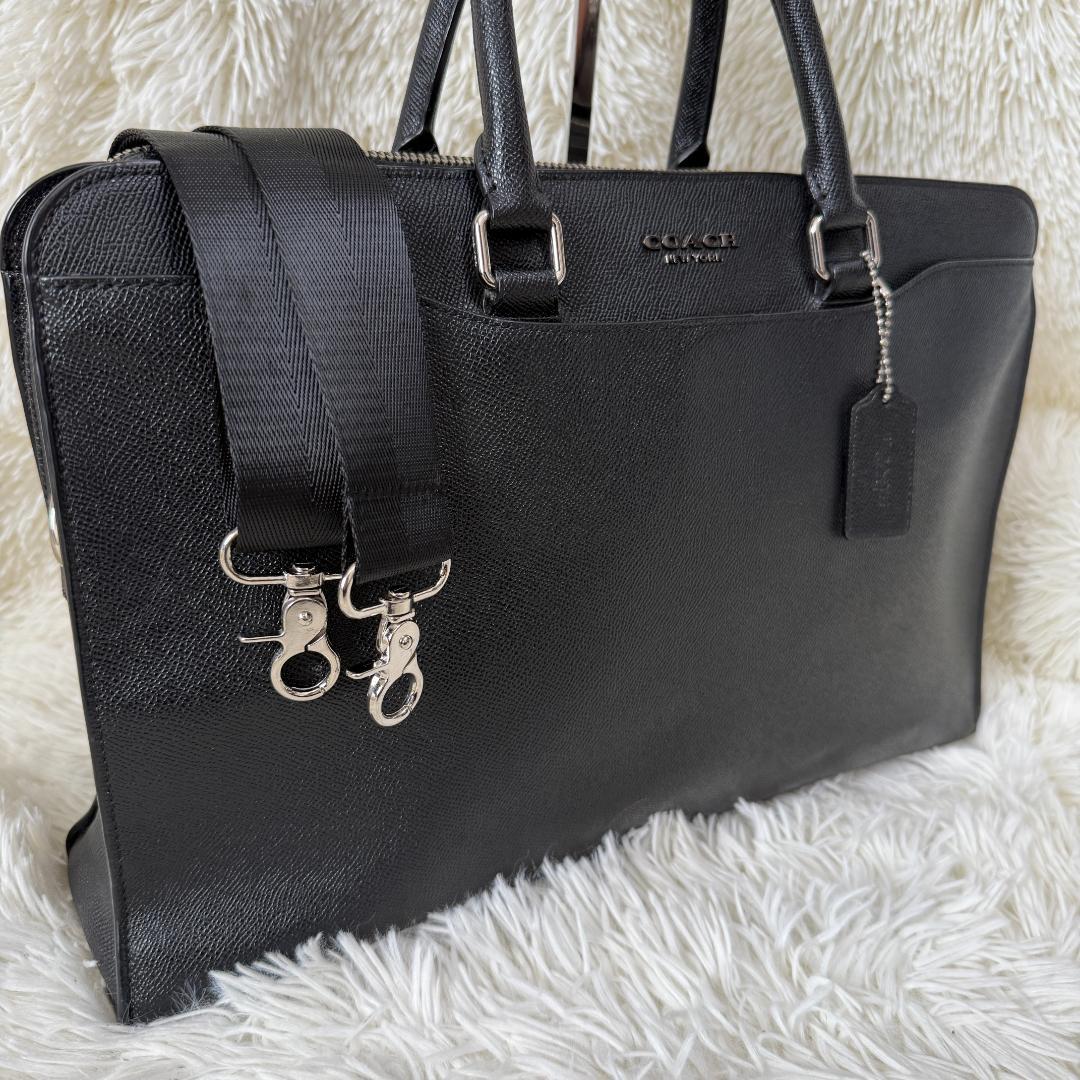 Taka様✨コーチ ベケット 2way ビジネスバッグ 肩掛け A4 レザー 黒