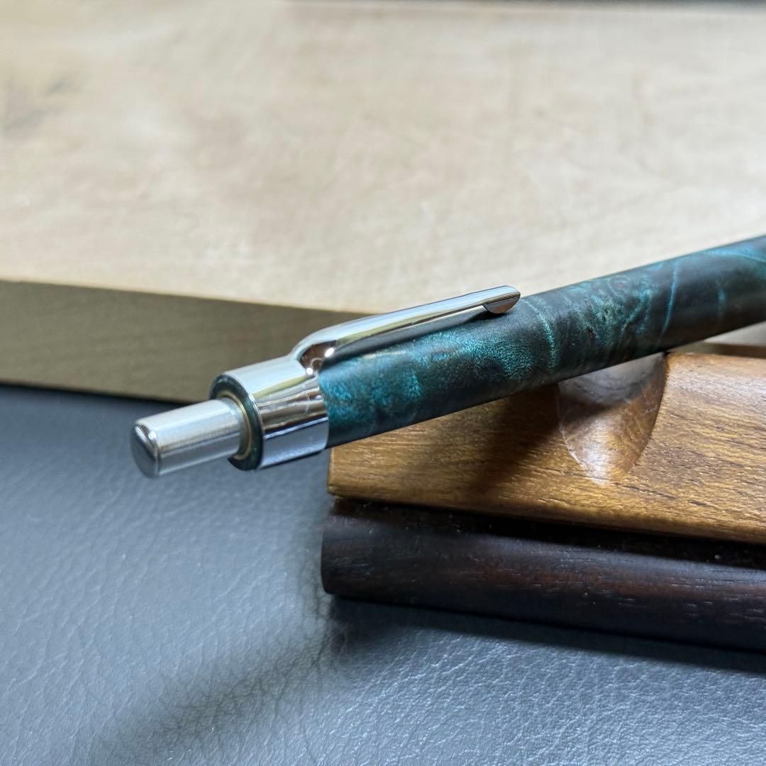 121楓瘤スタビ　木製シャーペン　強低重心R 真鍮