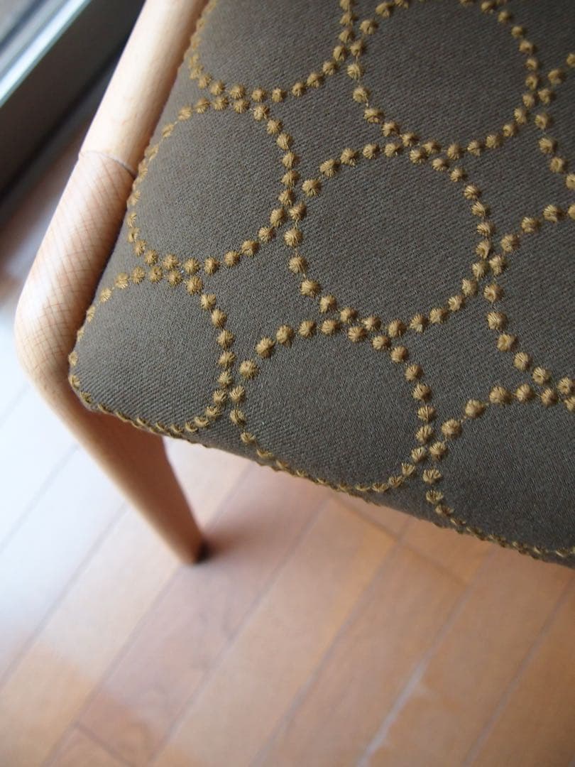 ミナペルホネン マルニ木工 ハンドメイド スツール タンバリン 生地 チェア