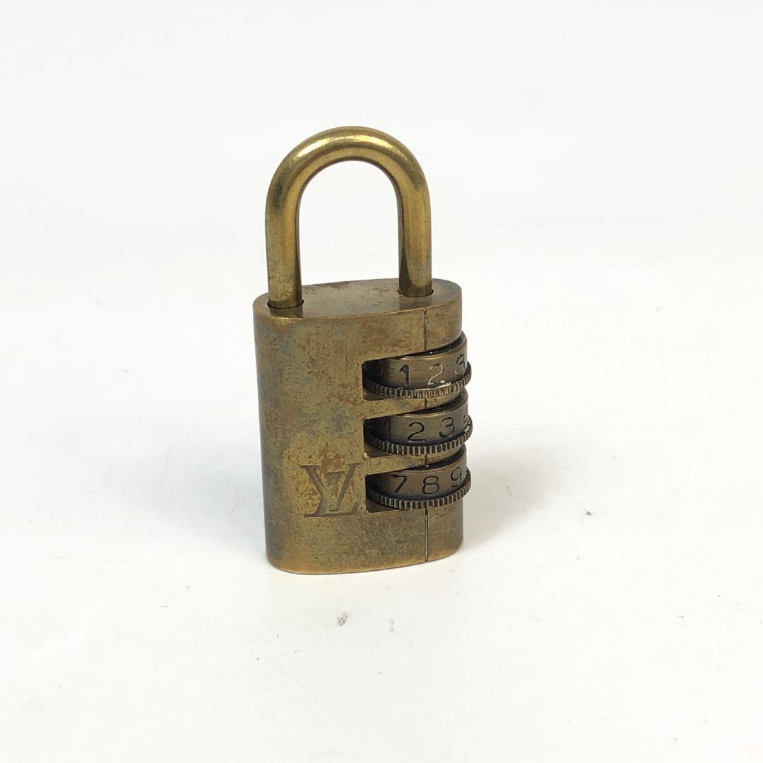 11F517 ルイヴィトン パドロック カデナ 南京錠 ダイヤル式 ゴールド