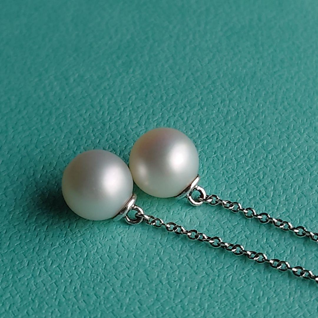TIFFANY ティファニー ジーグフェルド ドロップピアス パール