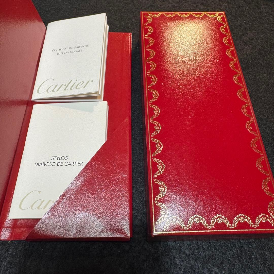 カルティエ ディアボロ ボールペン シルバー ヴィンテージ 極美品 希少