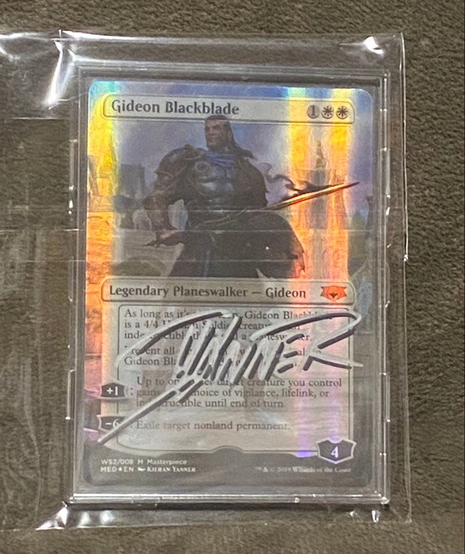 MTG 黒き剣のギデオン アーティストプルーフ　foil プルーフ