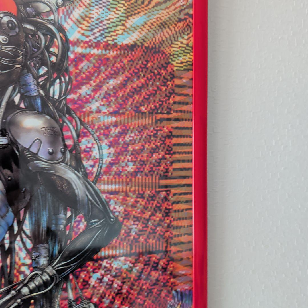 攻殻機動隊 士郎正宗 1990年代 ヴィンデージポスター B3 レッドフレーム