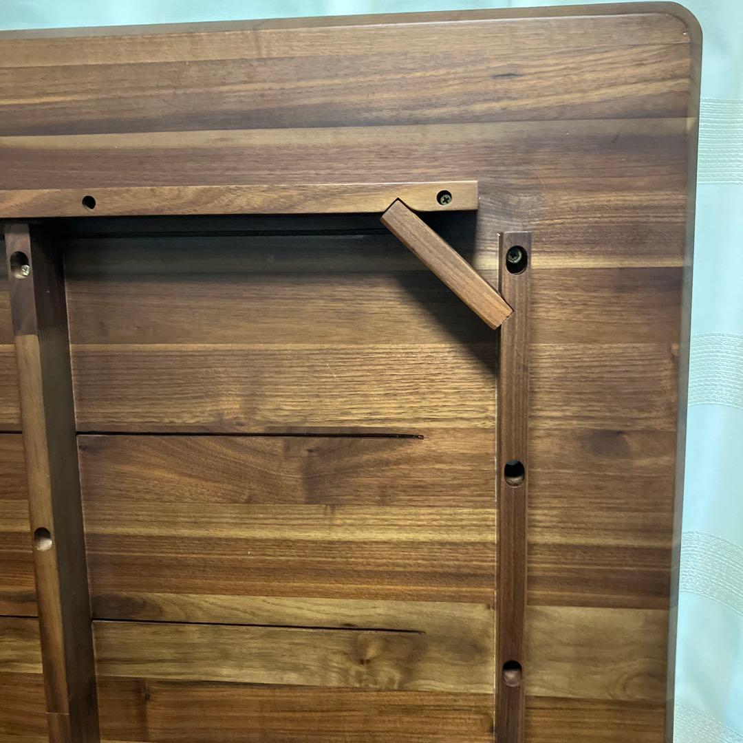 ダークブラウン 木製 ダイニングテーブル