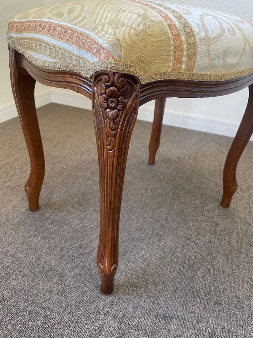 専用商品 クラシカル 猫脚 高級ドレッサースツール イタリア製