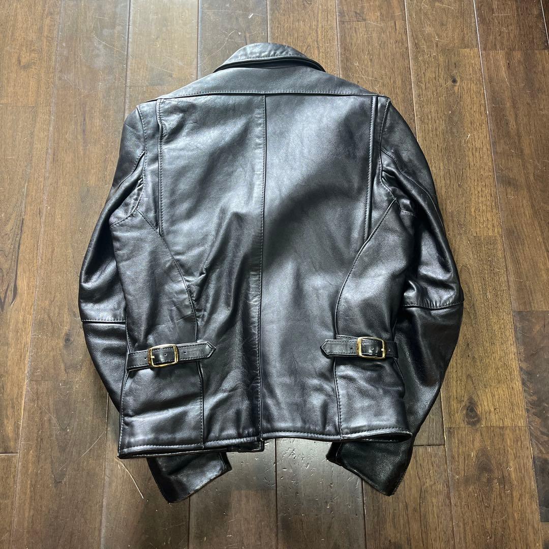 VANSONバンソン　シングルライダースジャケット