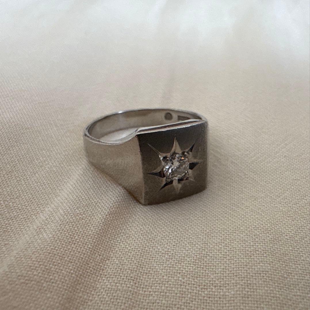 ダイヤモンド指輪　0.25ct Pt900