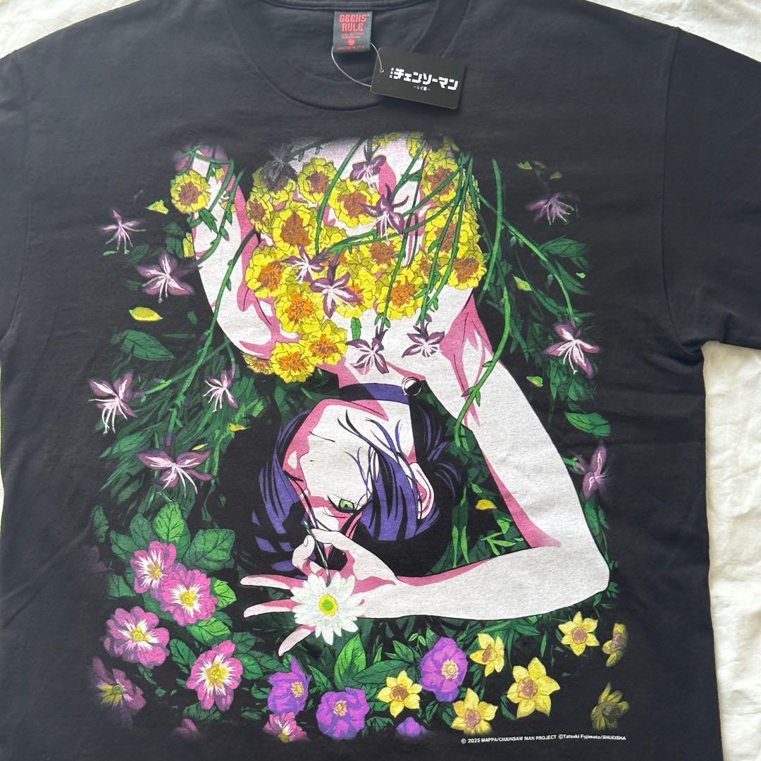 [L/美品/抽選限定/GEEKS RULE] チェンソーマン レゼ Tシャツ