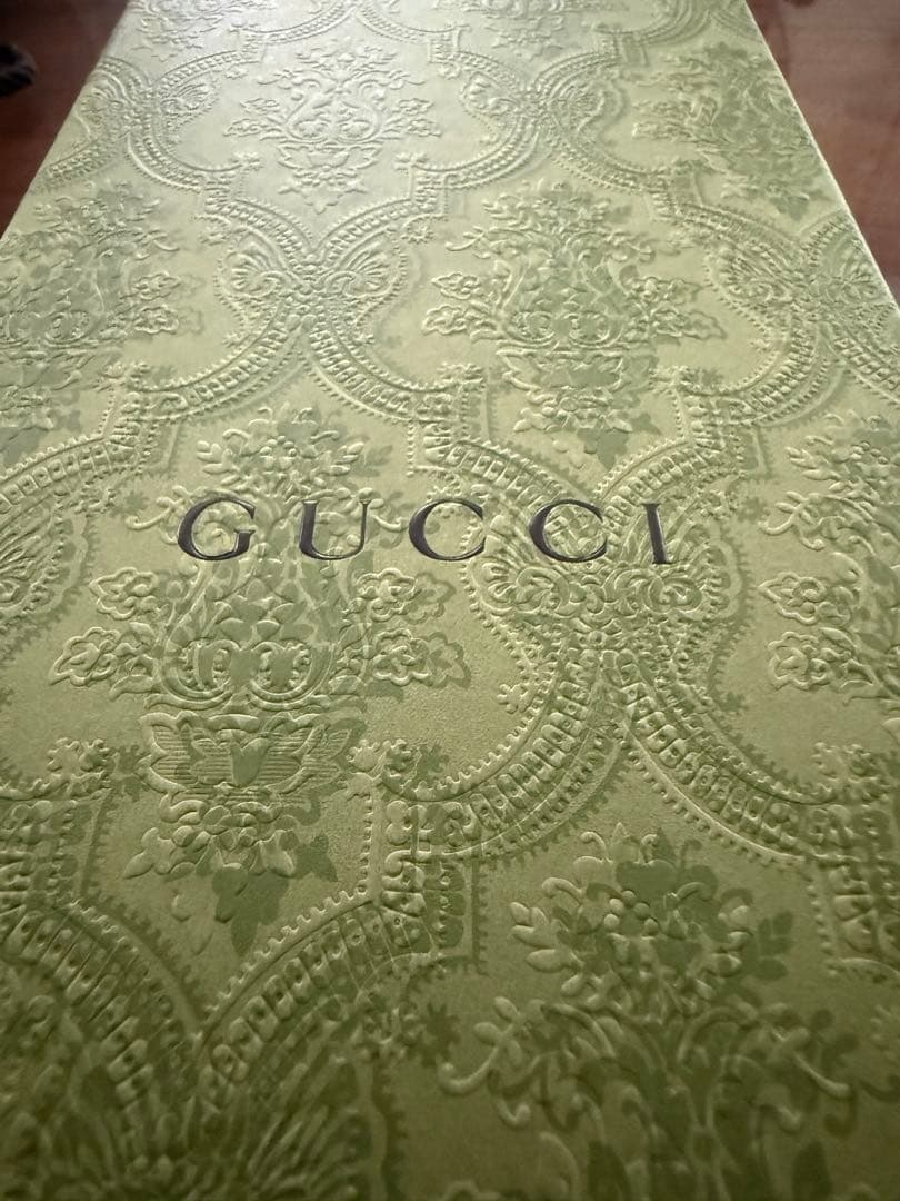 GUCCI オリーブグリーン レザー手袋