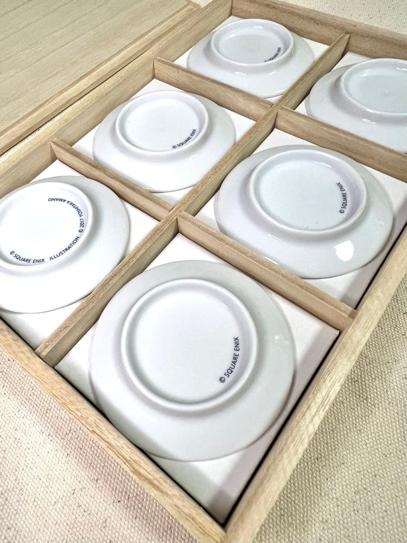ファイナルファンタジー 30周年記念 豆皿セット　別れの物語展　ff 30th