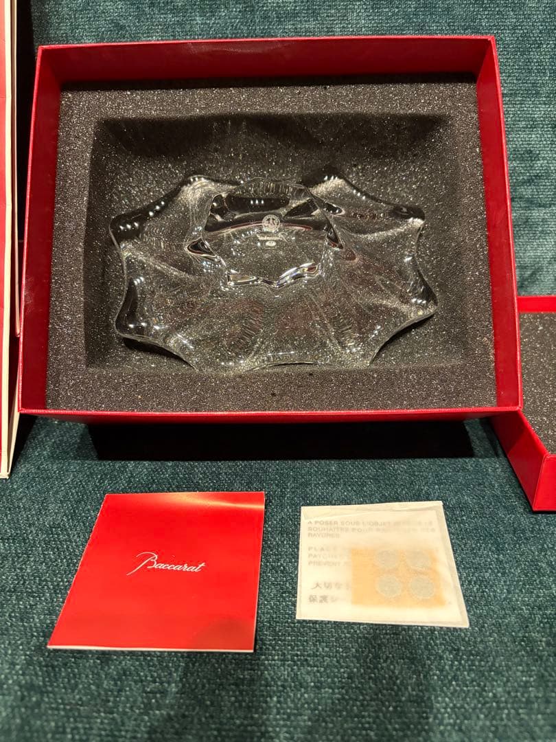 Baccarat キャディックス　灰皿　小物入れ　新品未使用