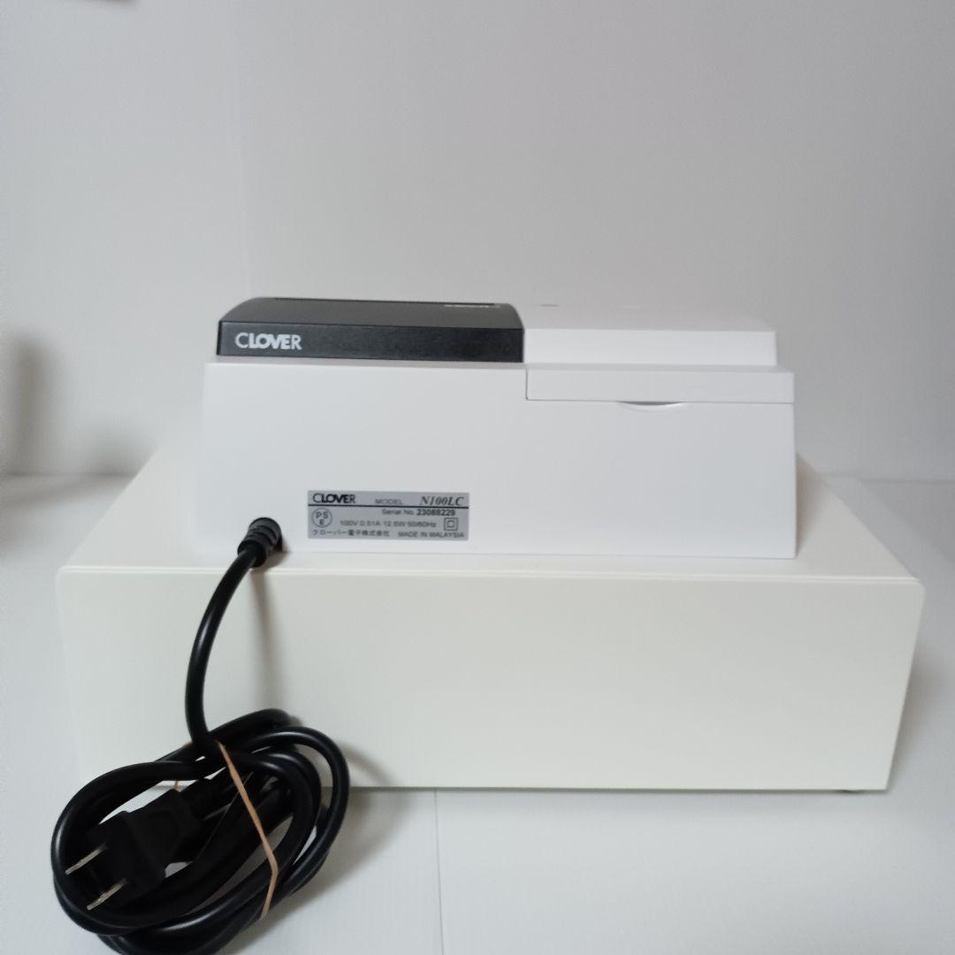 美品 動作品 鍵付き CLOVER 電子レジスター N100LC レシート