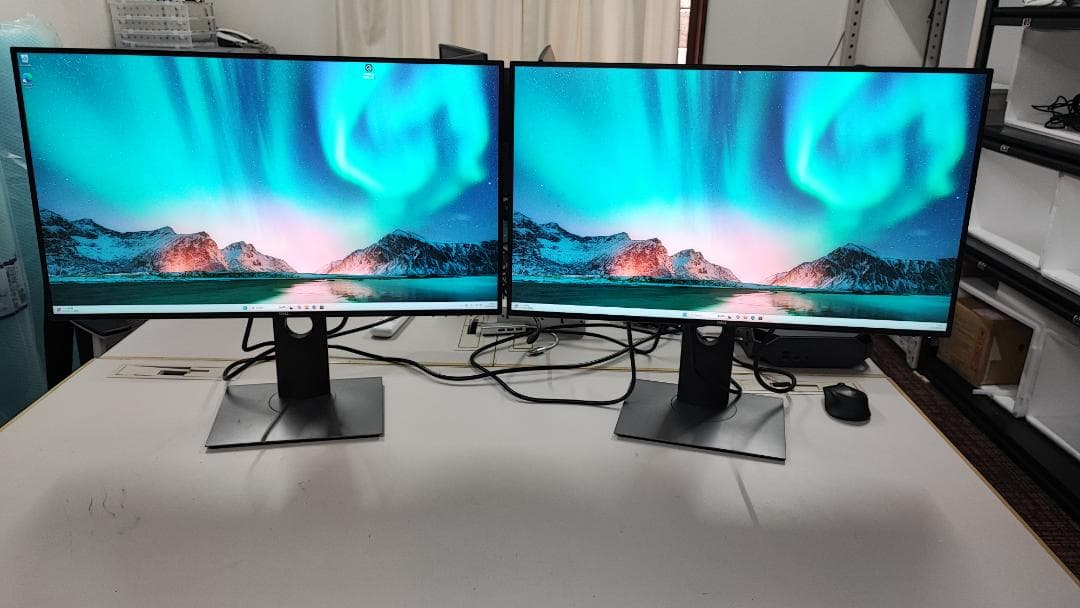 2つセット　DELL U2720Q 27インチ 4K HDR対応液晶ディスプレイ