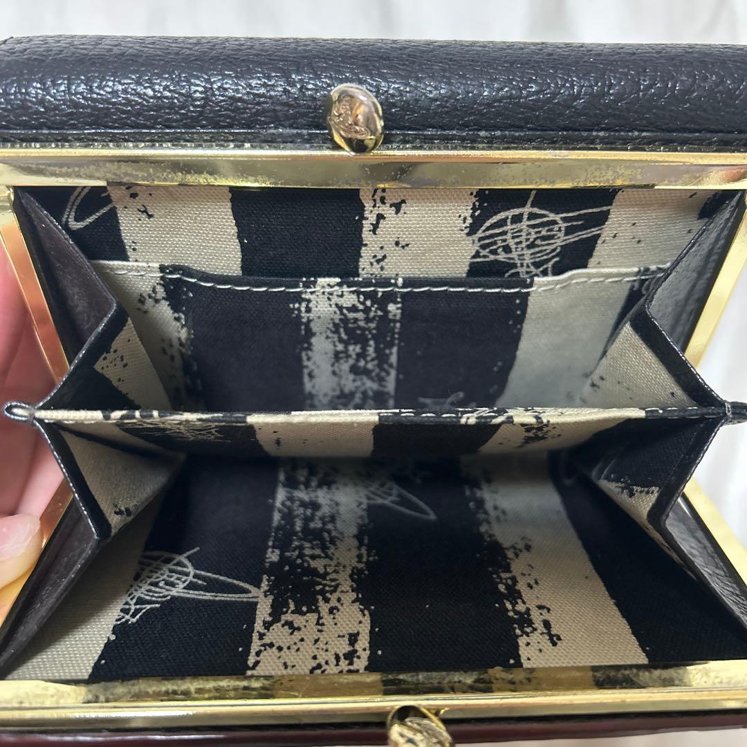 【送料無料】【Vivienne Westwood】二つ折がま口財布