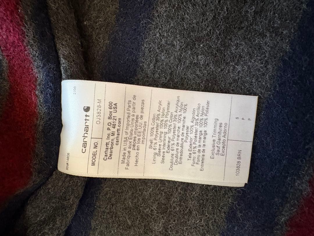 carharttデトロイトジャケット