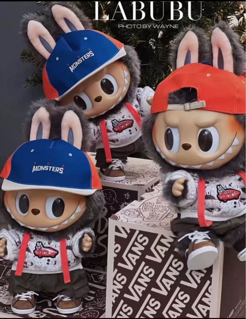 アイドル LABUBU VANS VINYL FACE DOLL