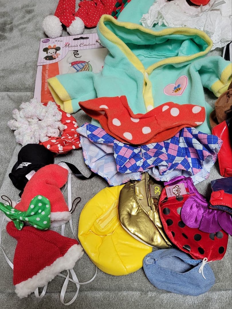 Disney ぬいぐるみ本体 着せ替え用 洋服 小物類 まとめ売り