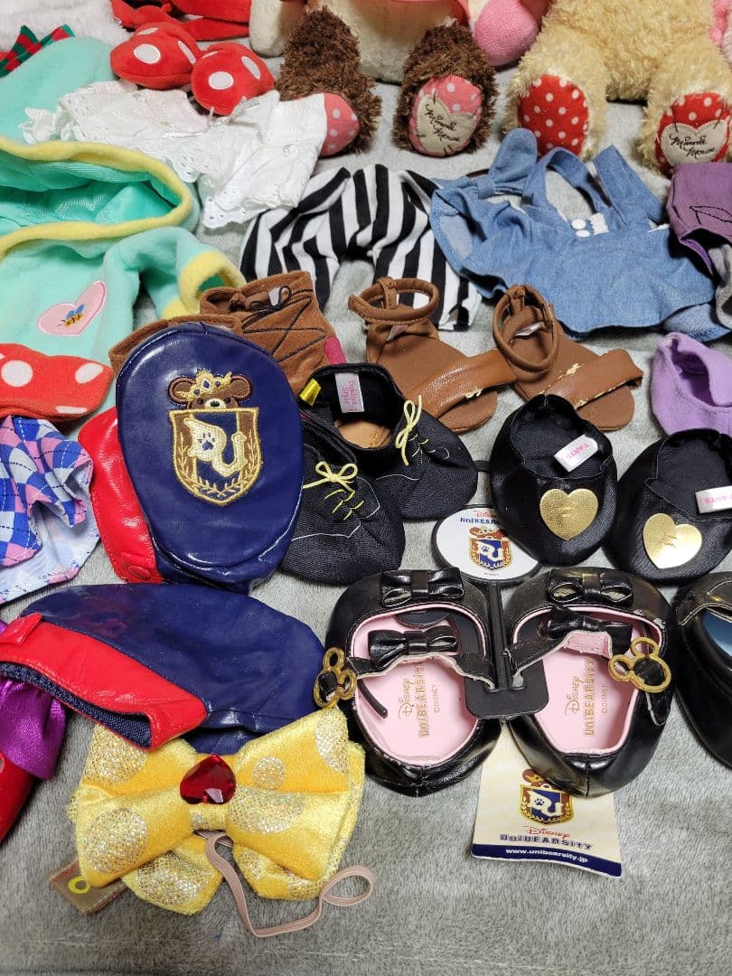 Disney ぬいぐるみ本体 着せ替え用 洋服 小物類 まとめ売り