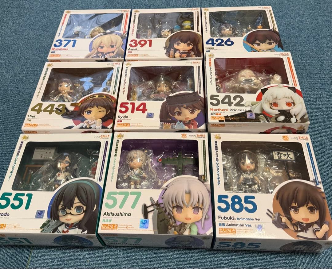 ねんどろいど 艦これ　北方　龍驤　吹雪　他　セット