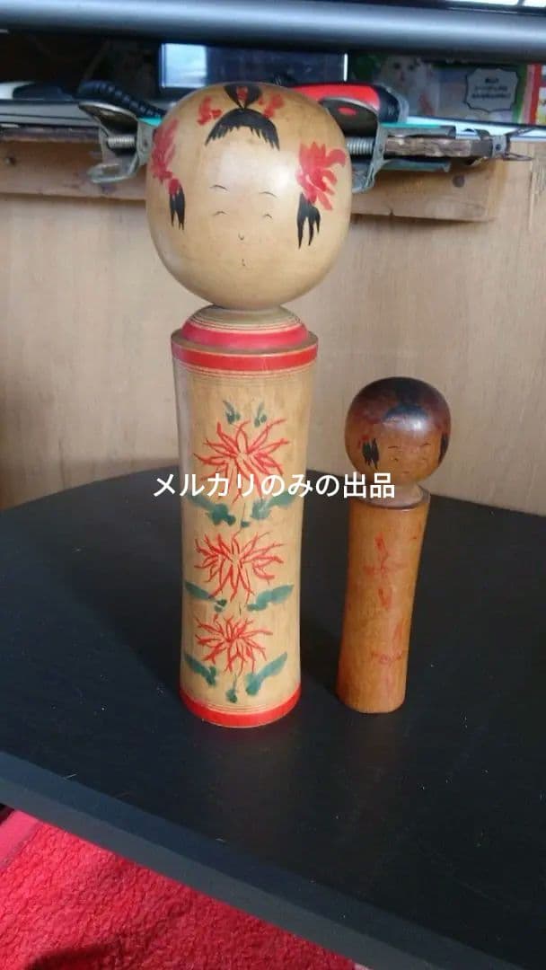 a1伝統こけし！希少 高槁定助 大小2本セット