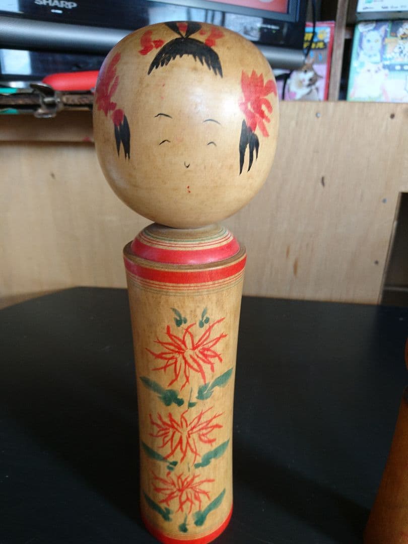 a1伝統こけし！希少 高槁定助 大小2本セット