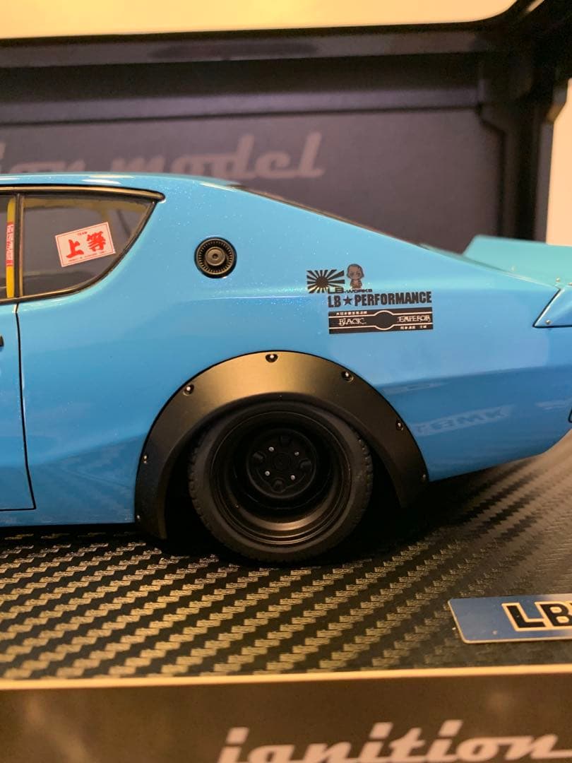 イグニッションモデル　1/18 LBWK ケンメリ ライトブルー　　3219