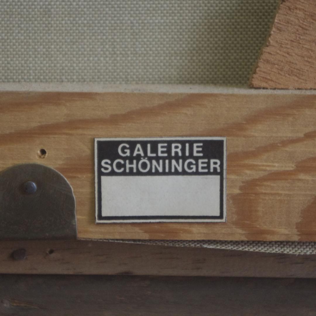 B.Klaede 「美しい花のブーケ」 肉筆 原画 アクリル画 バロック様式