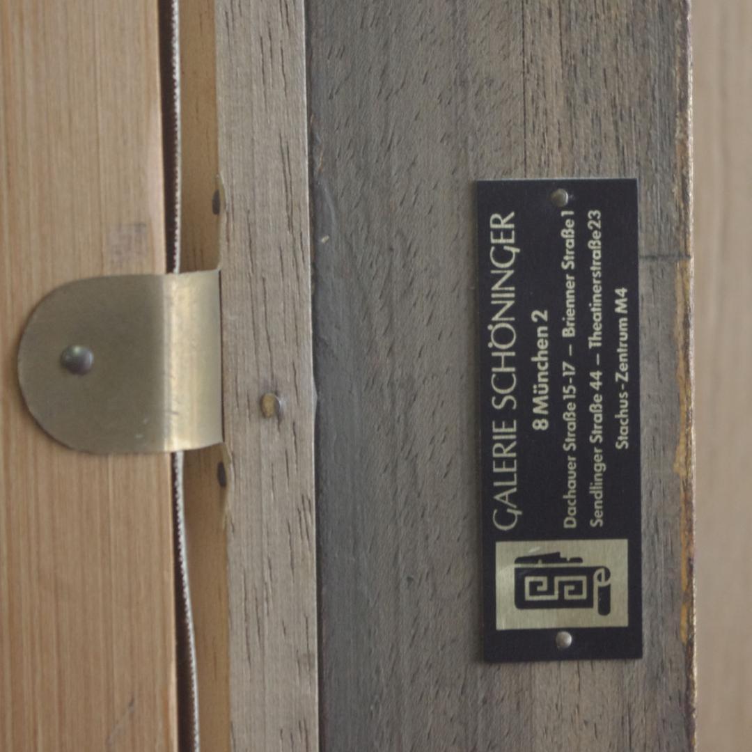 B.Klaede 「美しい花のブーケ」 肉筆 原画 アクリル画 バロック様式