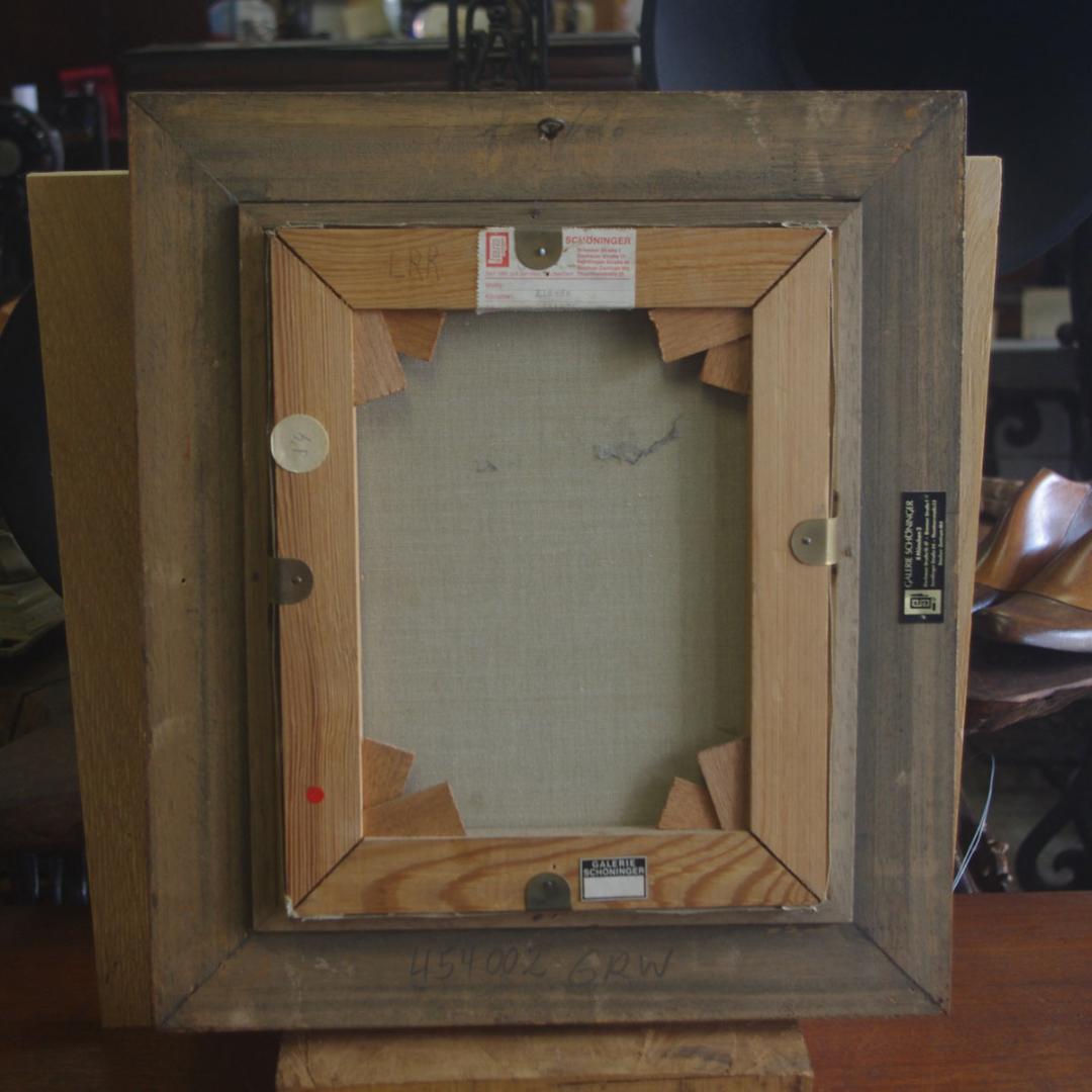 B.Klaede 「美しい花のブーケ」 肉筆 原画 アクリル画 バロック様式