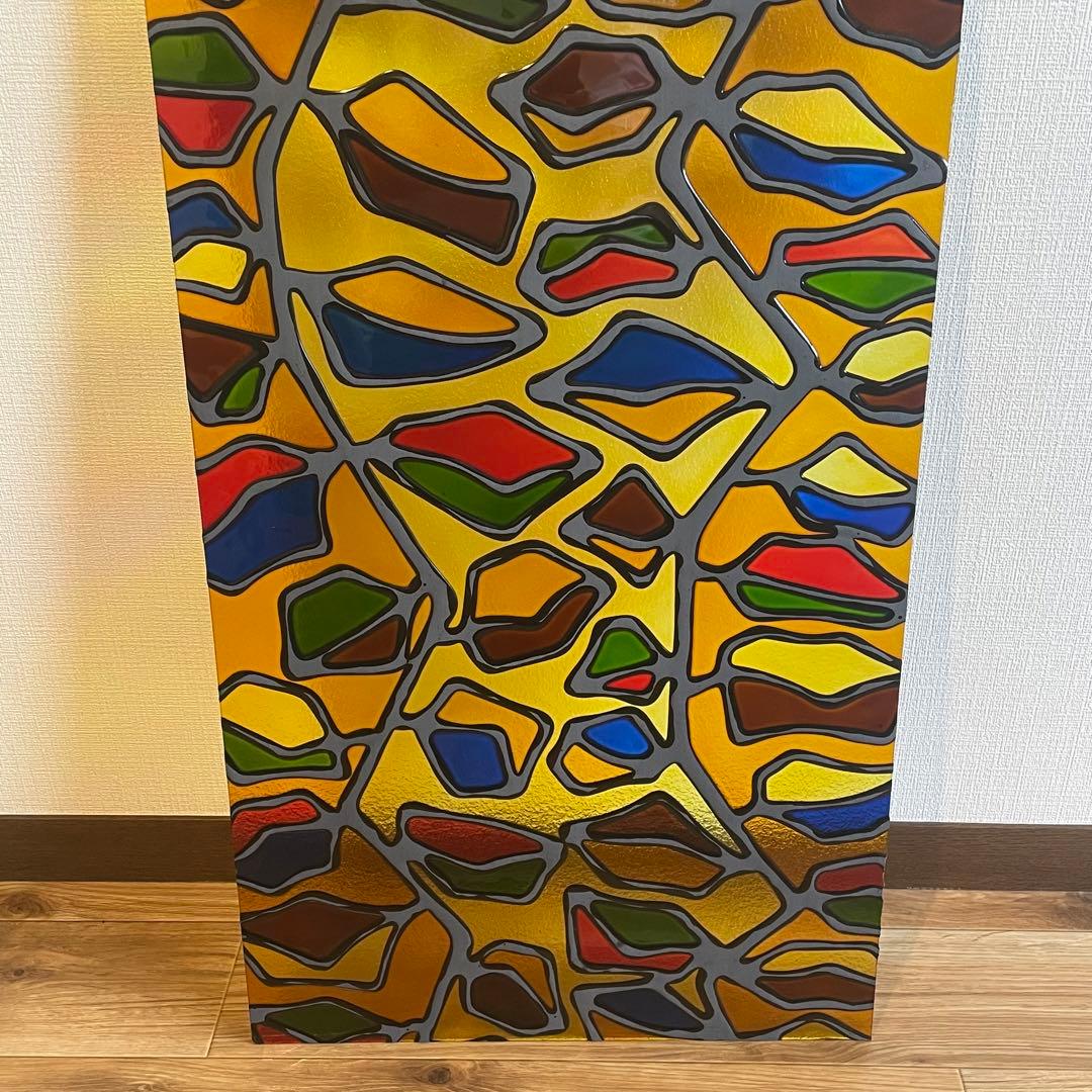 【ヴィンテージ】✴︎ステンドグラス✴︎レトロ✴︎インテリアに映える1枚✴︎