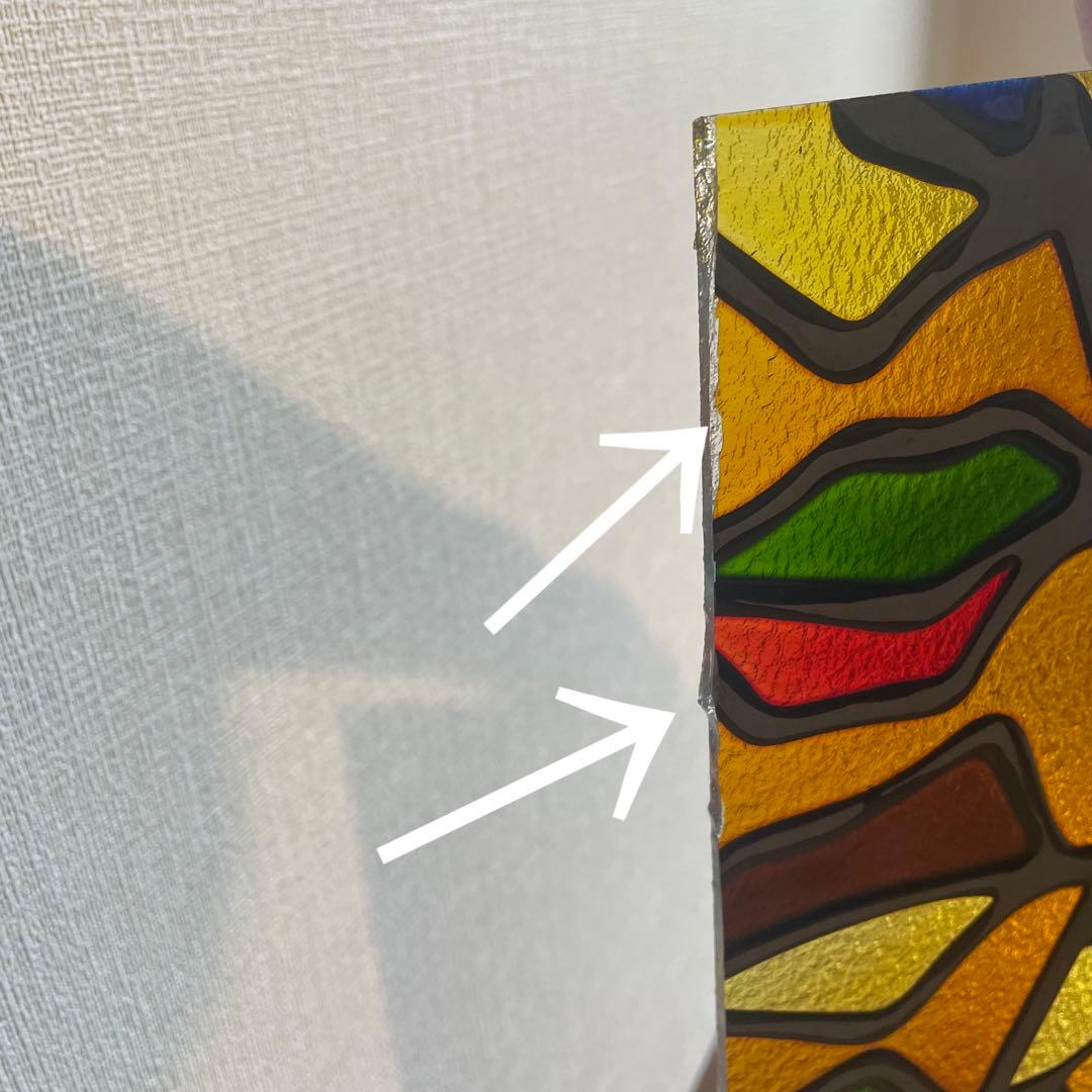 【ヴィンテージ】✴︎ステンドグラス✴︎レトロ✴︎インテリアに映える1枚✴︎