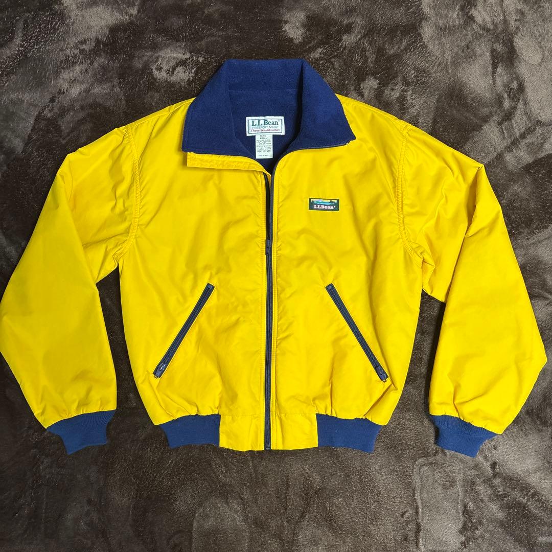 【極美品】L.L.Beanビンテージ　3シーズンジャケットフルジップブルゾンＳ
