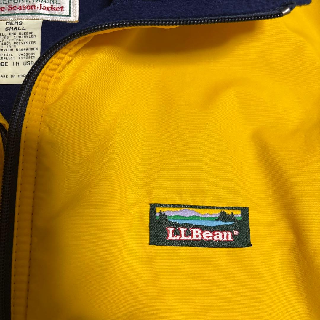 【極美品】L.L.Beanビンテージ　3シーズンジャケットフルジップブルゾンＳ