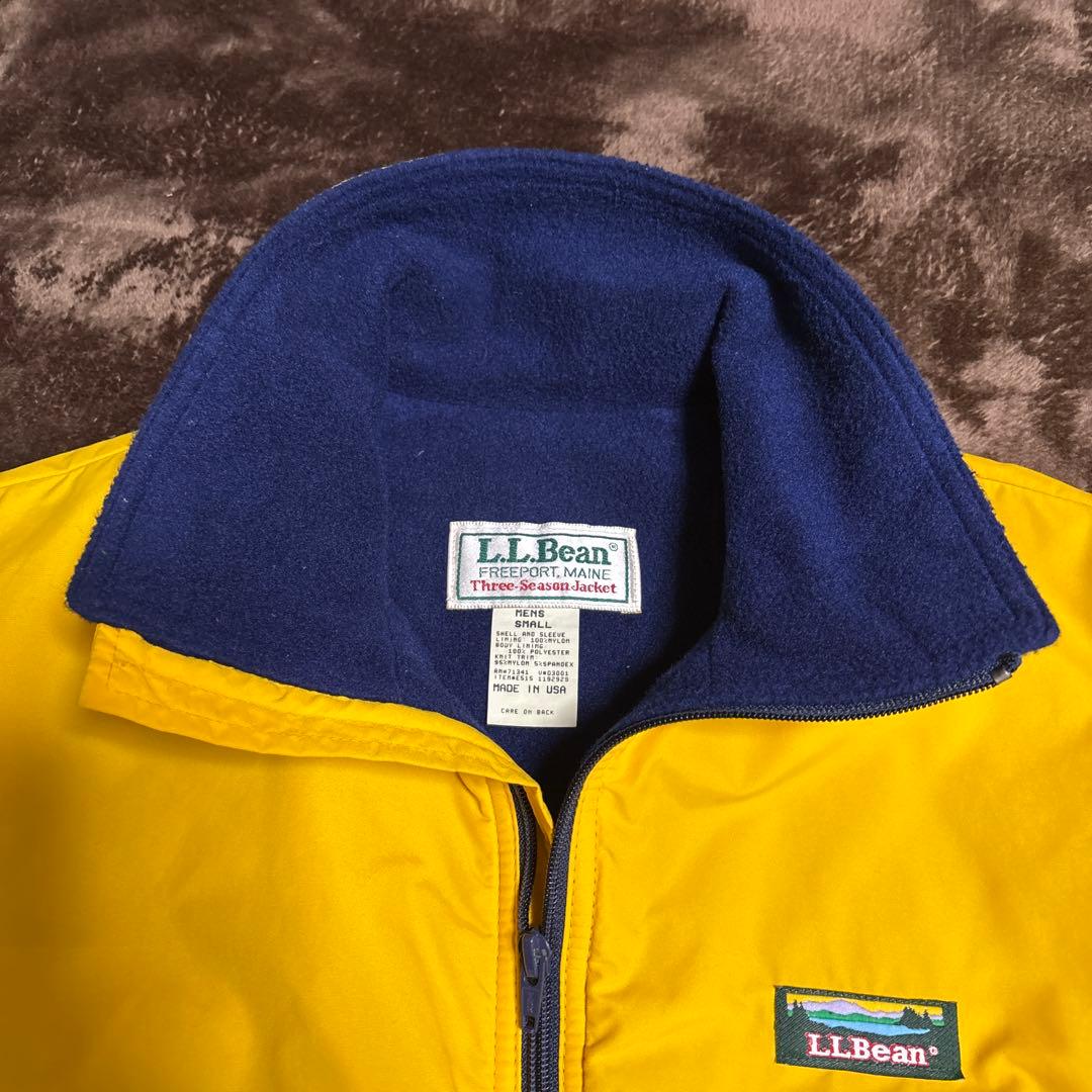【極美品】L.L.Beanビンテージ　3シーズンジャケットフルジップブルゾンＳ