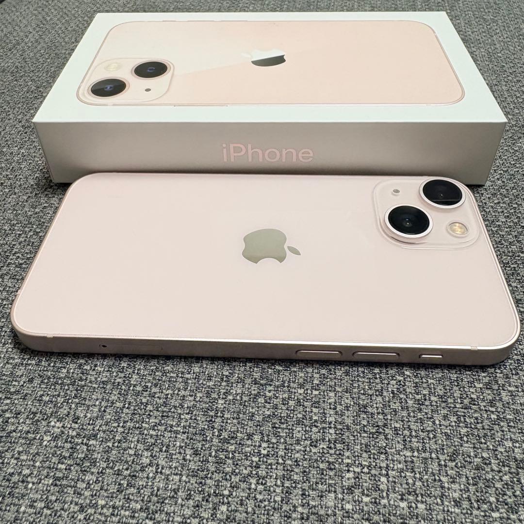 Apple iPhone 13mini ピンク 128GB 美品本体 箱付