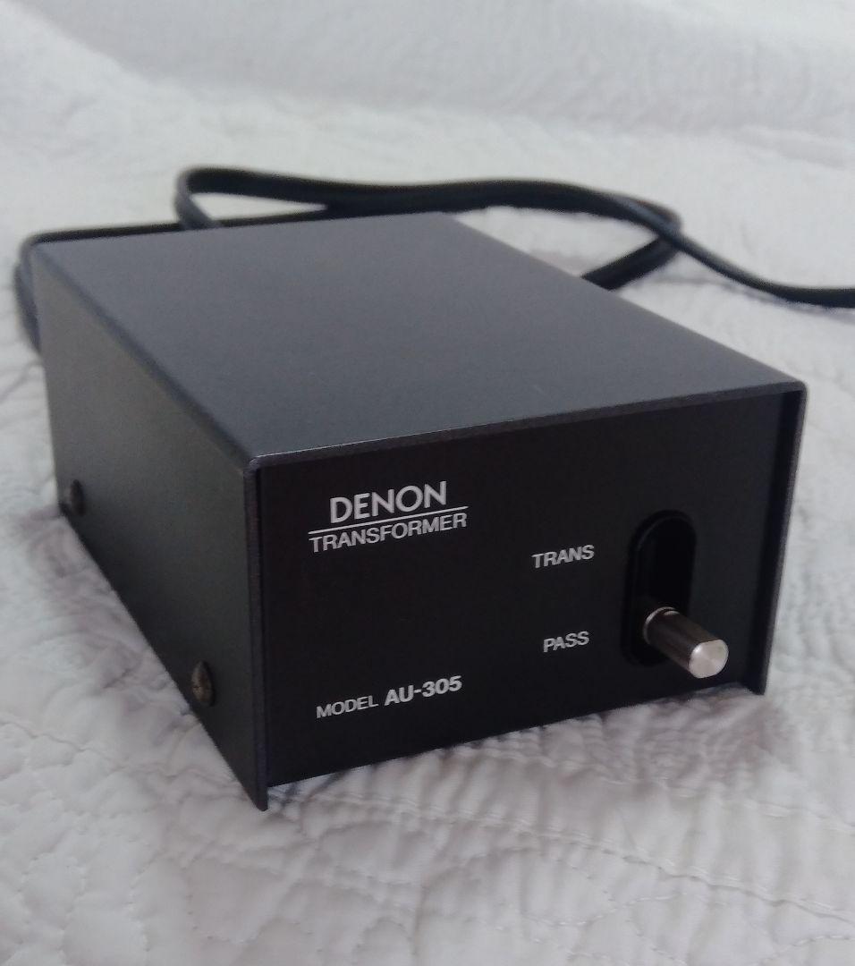 デノン MC(DL-103等)カートリッジ用 昇圧トランス AU-305 良品
