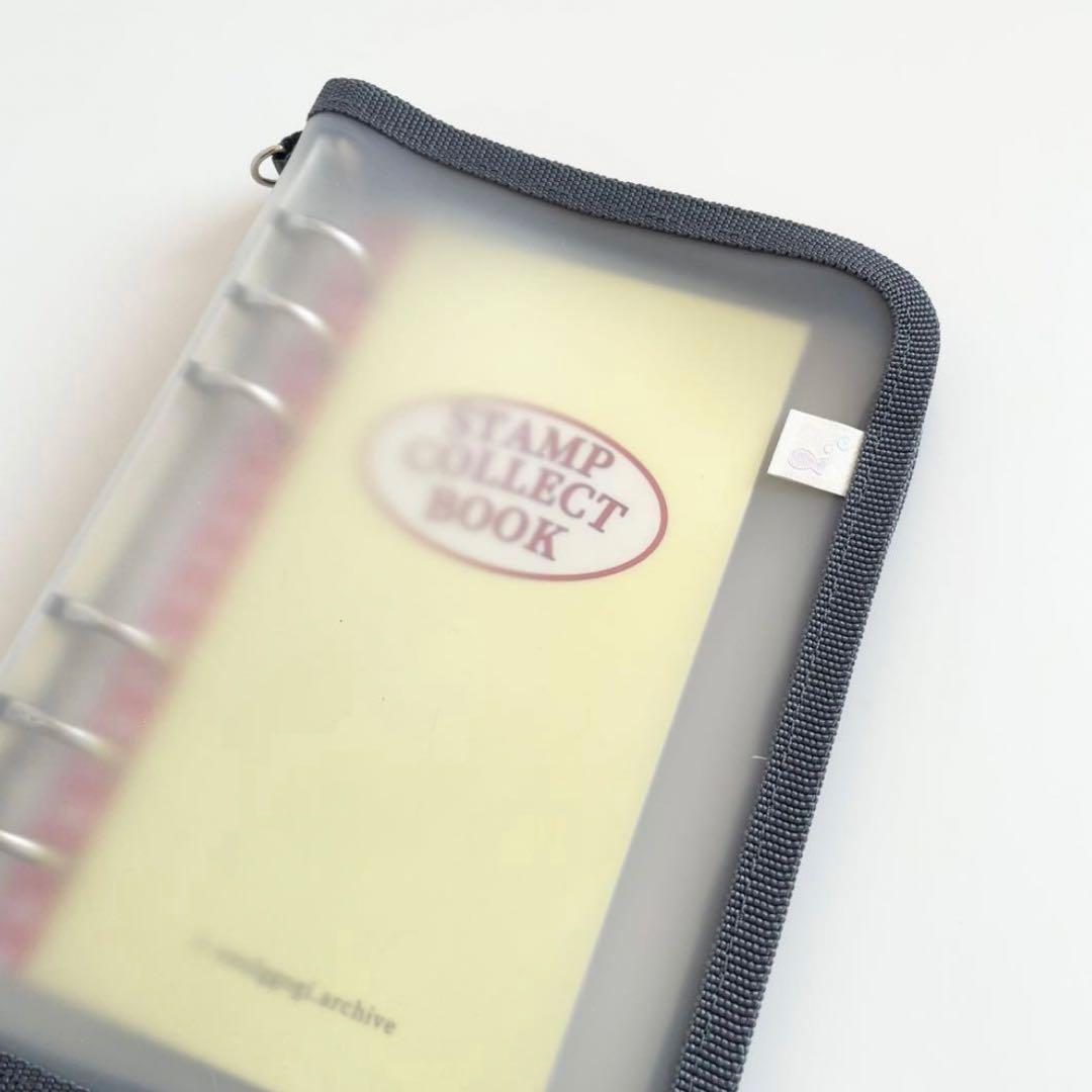 早い者勝ち　韓国　貯金　バインダー　リフィル　pvc ジップバインダー　グレー