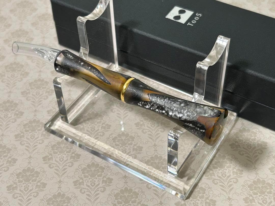 glass studio toos TAKETORI　残月　ガラスペン