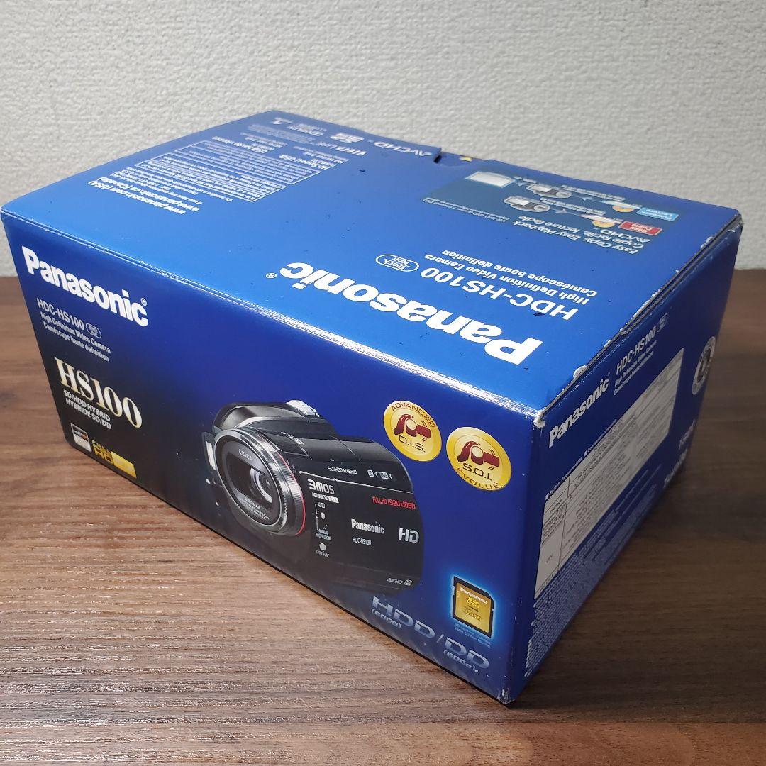 新品未使用PanasonicHDC-HS100 DVDバーナー、カメラバック付