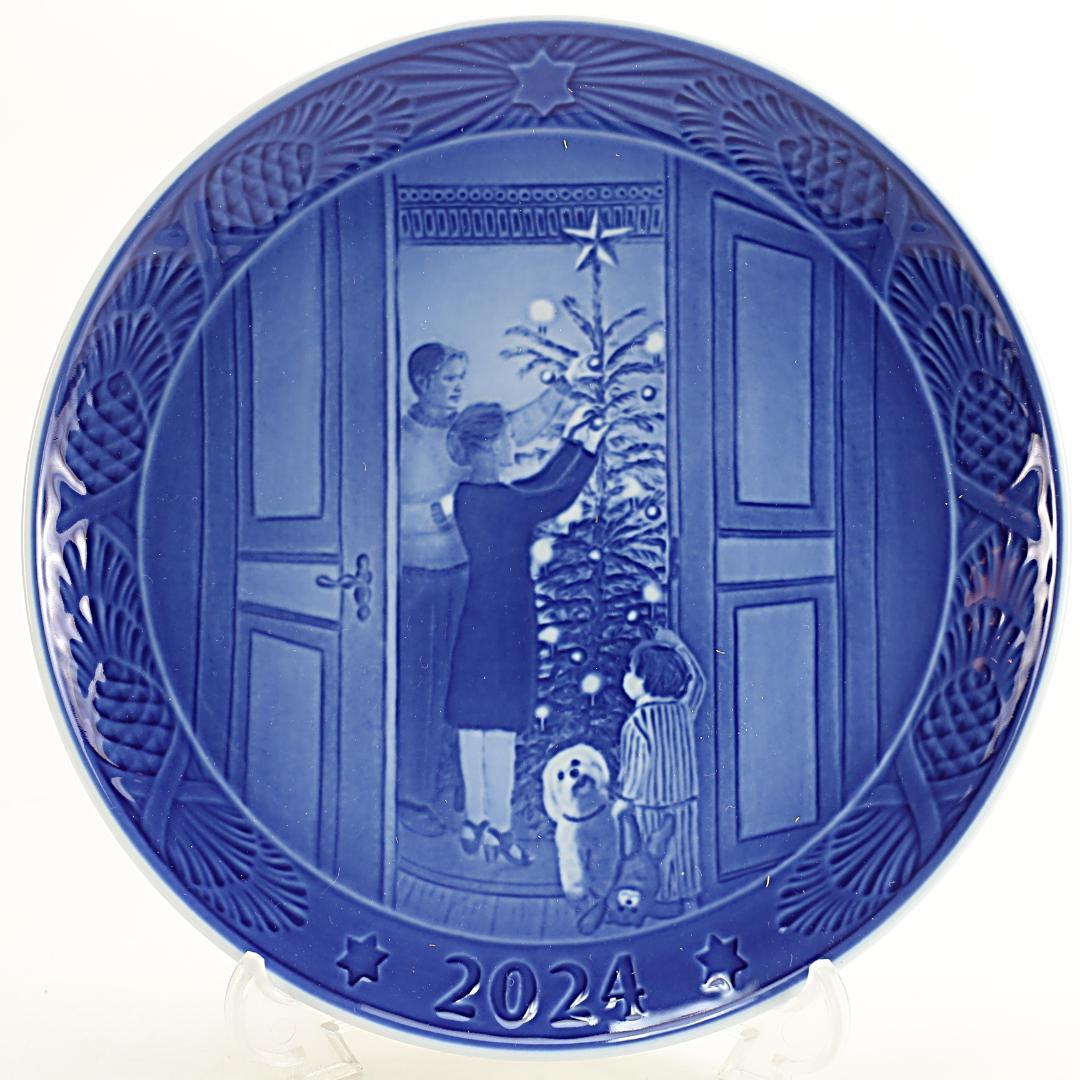 2024年 「クリスマスへの期待」 イヤープレート ロイヤルコペンハーゲン