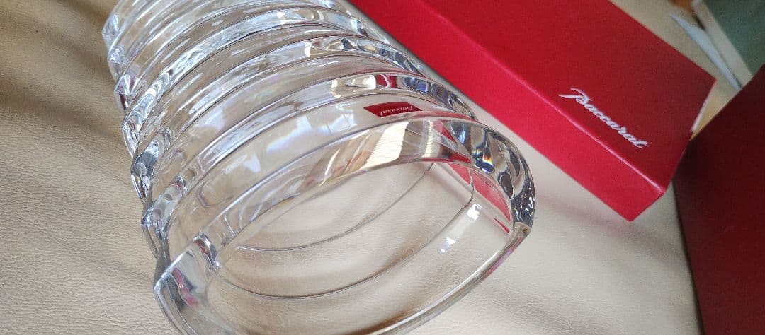 【未使用品】Baccarat バカラ 花瓶 上品なフラワーベース アルルカン