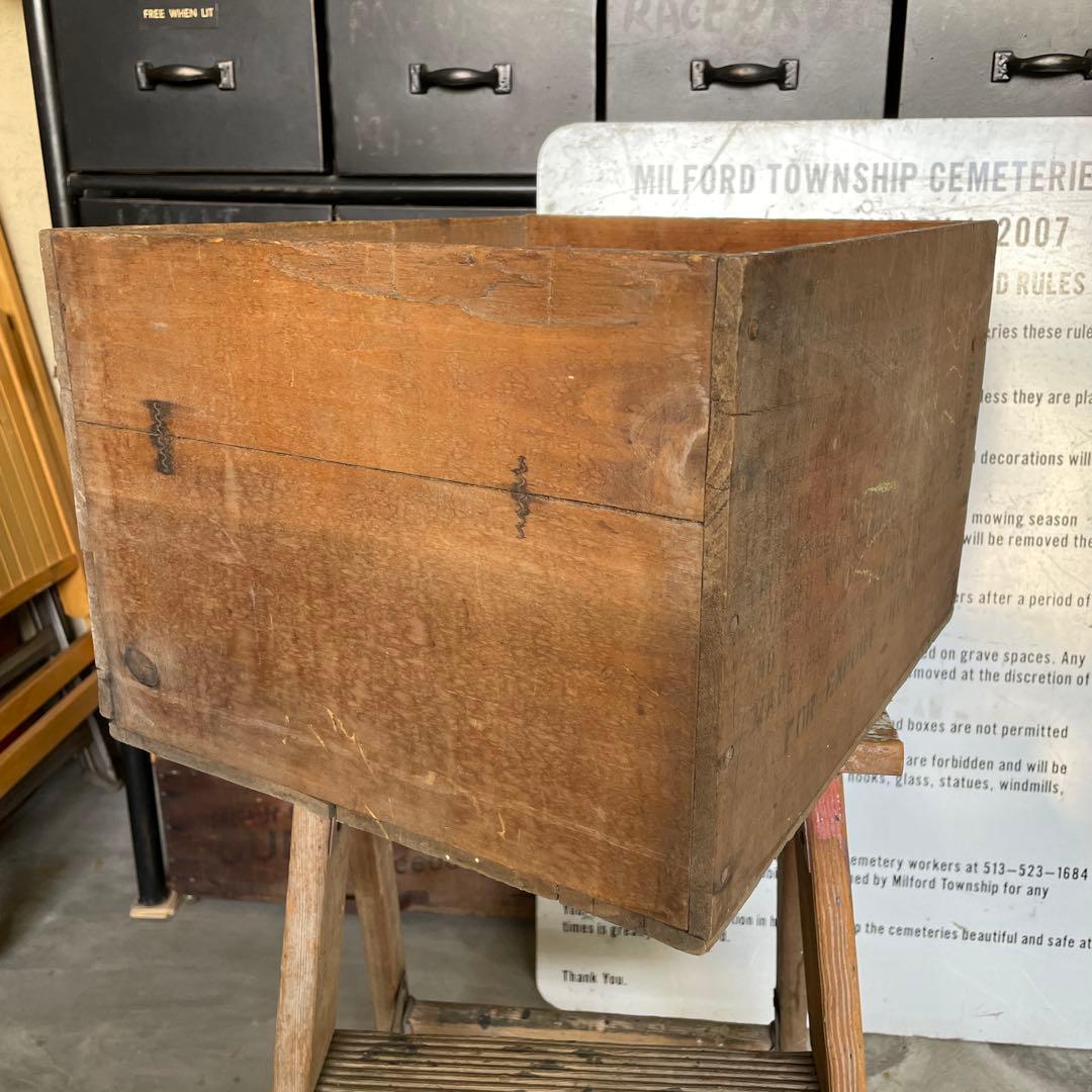 I.W.HARPER ヴィンテージ 木箱 wooden box ウッドボックス