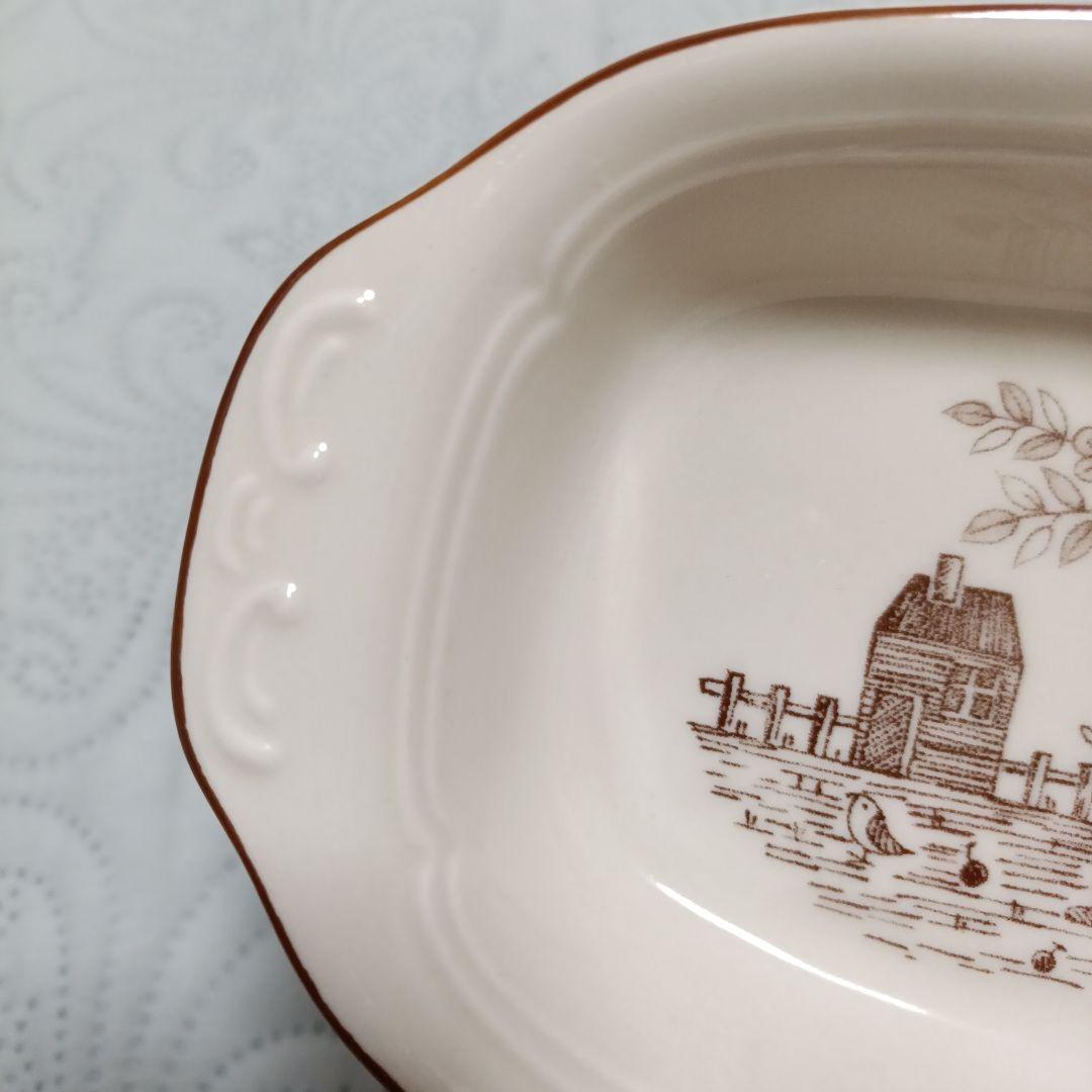 イロコイ社製ビンテージ　骨董品　［ステージコーチ•アット•ジ•イン］のプラッター